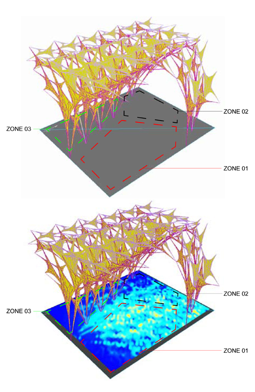 minimal membrane tent (membrella), phase 1