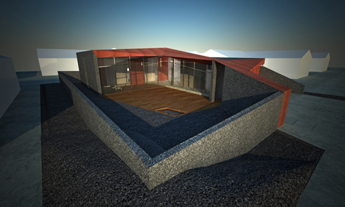 folded house